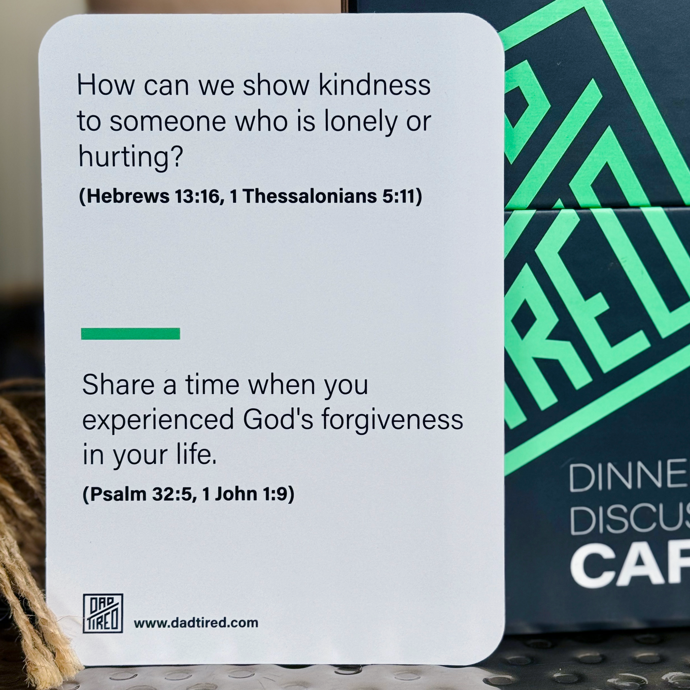 Dinnertime Discussion Cards