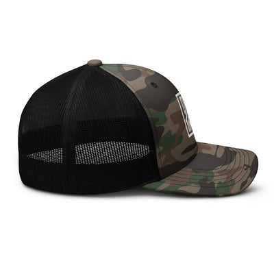 Dad Tired Branded Camouflage Trucker Hat