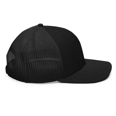 Black on Black Trucker Cap